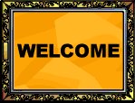 tall animated welcome sign