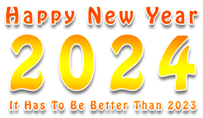 Happy New Year 2024 animated